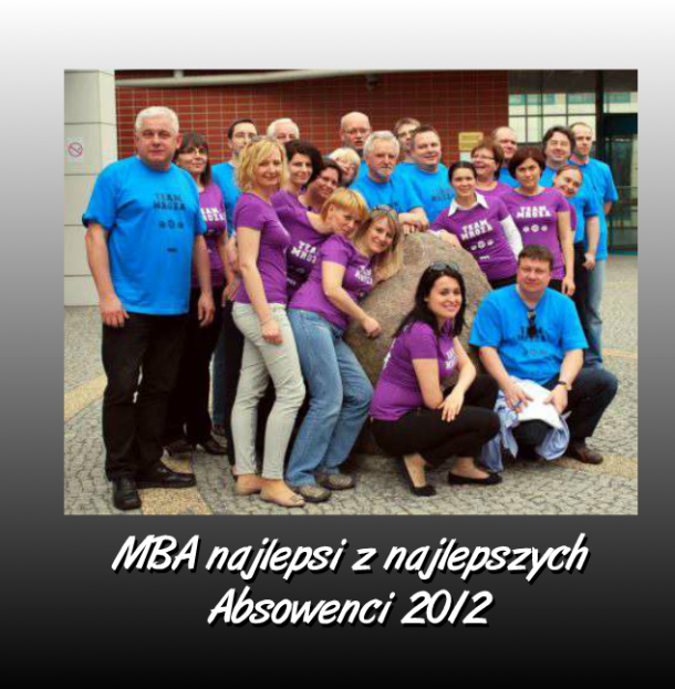 Absolwenci 2012, MBA - Zarządzanie Szkołą Wyższą MBA ZSW